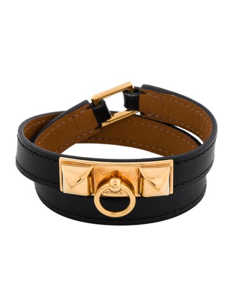 hermes mesh double wrap buckle bracelet|hermes leather bracelets.